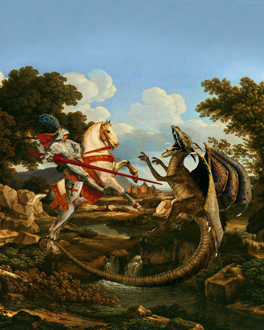 St. George and the Dragon | Artist: Howard David Johnson